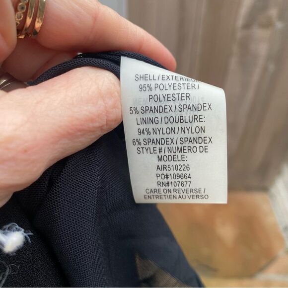 Alice + Olivia sheer black midi dress - Picture 14 of 16